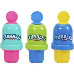 Fubbles Bubbles No-Spill Bubble Tumbler for Babies Toddlers and Kids | Includes